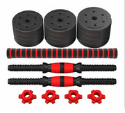 Adjustable And Removable Rubber-coated Cement For Household Fitness Dumbbells