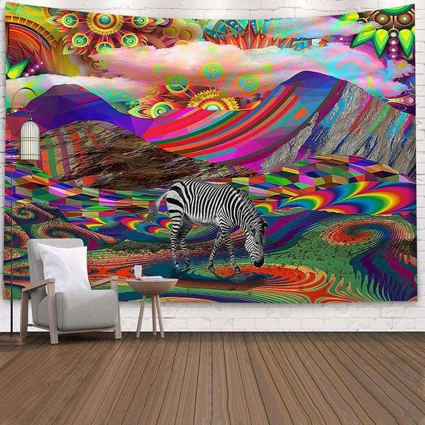 Tapestry Psychedelic Sunset Decorating Dorm