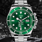 Stainless Steel Green Water Ghost Dial Smartwatch