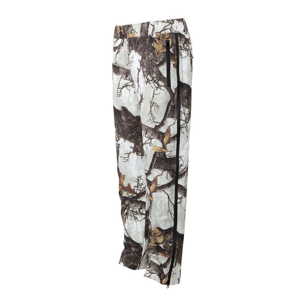 Branch Jungle Camouflage Mechanical Style Casual Trousers