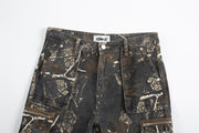 Jungle Camouflage Workwear Trousers Men