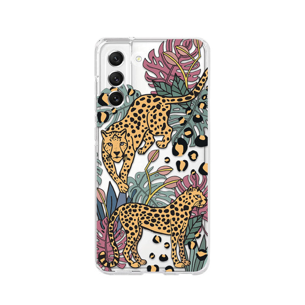 Jungle Animal Clear Phone Case