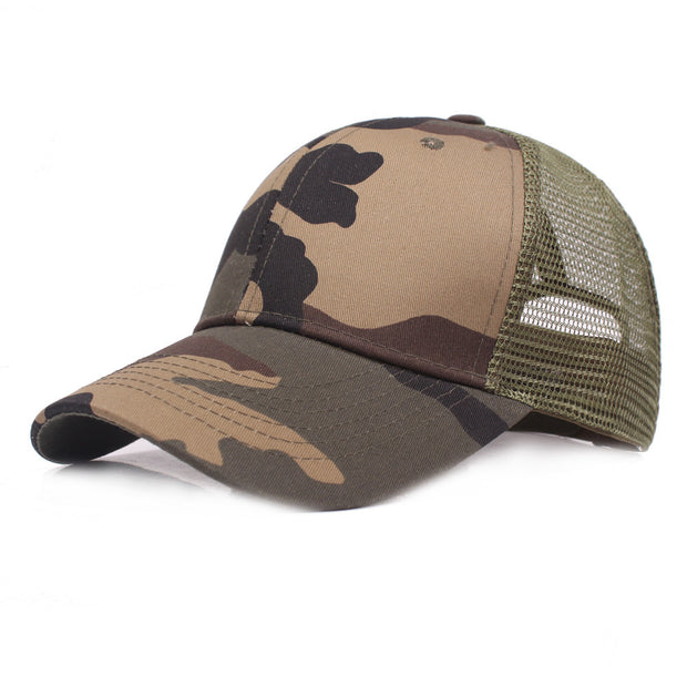 Men's Simple Jungle Breathable Mesh Cap